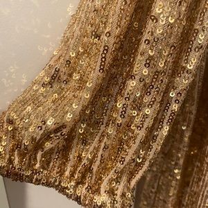 Gold Sequin Special Occasion Dress size 18